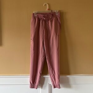 Jaanuu Blush Pink Jogger Scrub Pants